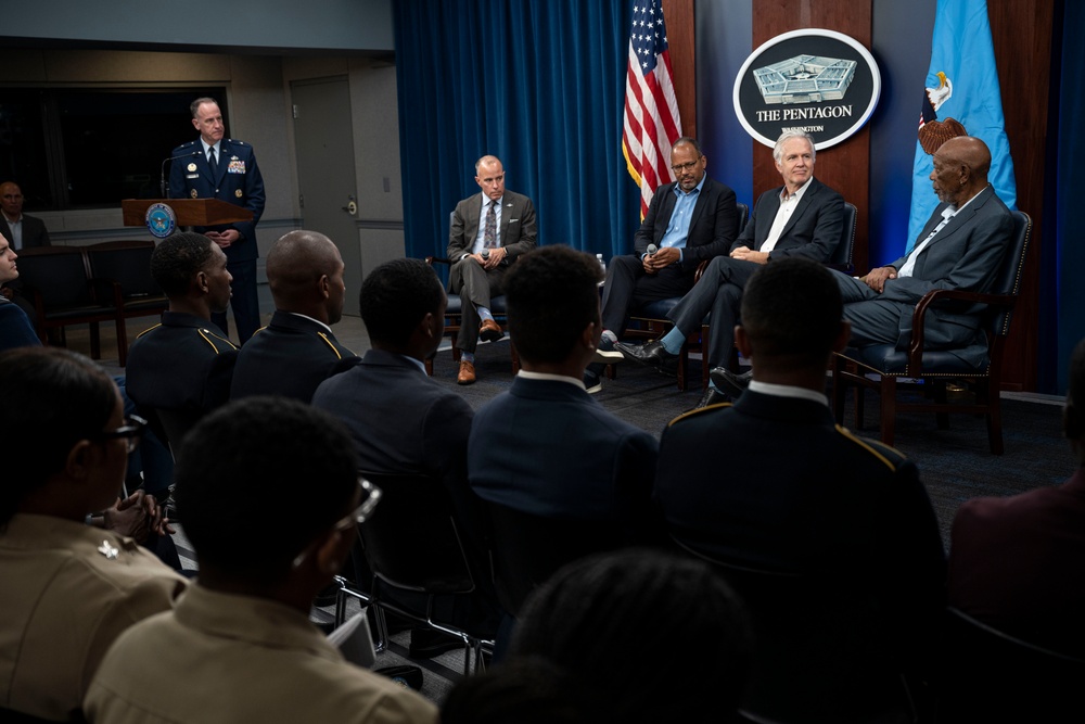 SD Hosts Morgan Freeman at the Pentagon