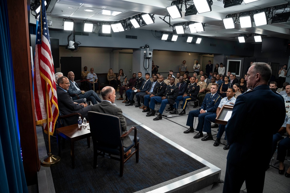 SD Hosts Morgan Freeman at the Pentagon