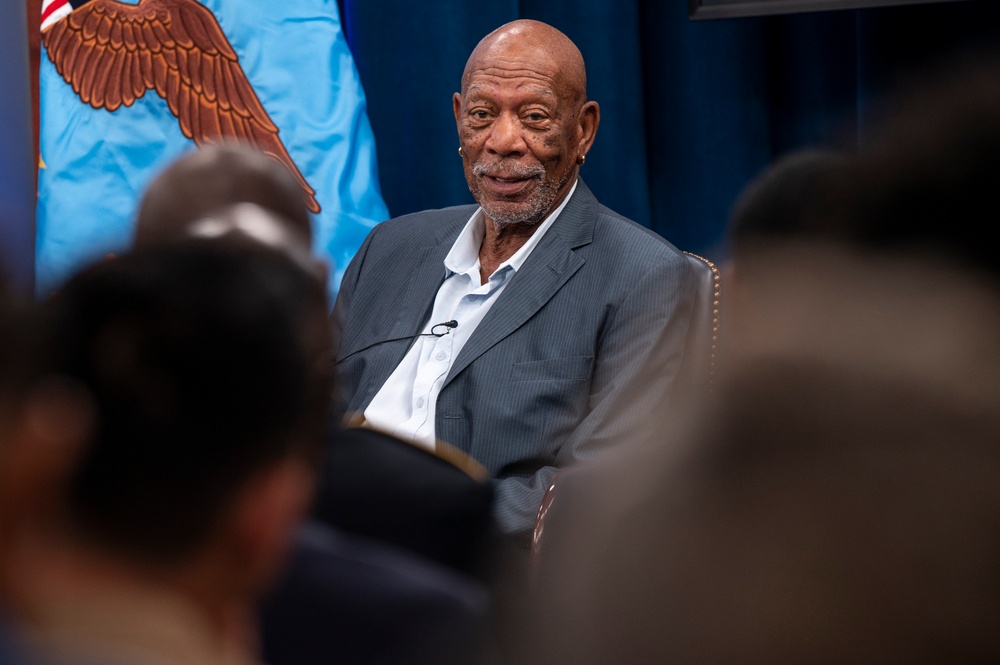 SD Hosts Morgan Freeman at the Pentagon