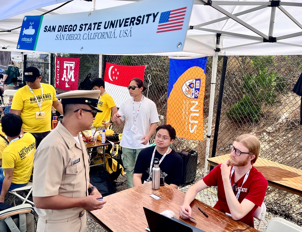 Navy Recruiters Support RoboSub 23 Competition at NIWC Pacific