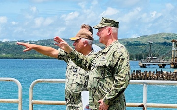 VCJCS Adm. Grady Visits Naval Base Guam