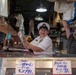 Sailors visit Pike Place Market during Seattle Fleet Week