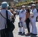 USS Barry Sailors visit Pike Place Market during Seattle Fleet Week