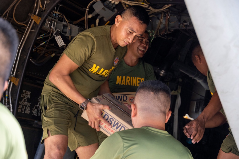 U.S. Marines Continue Relief Efforts Alongside Philippine Allies in Wake of Typhoon Egay