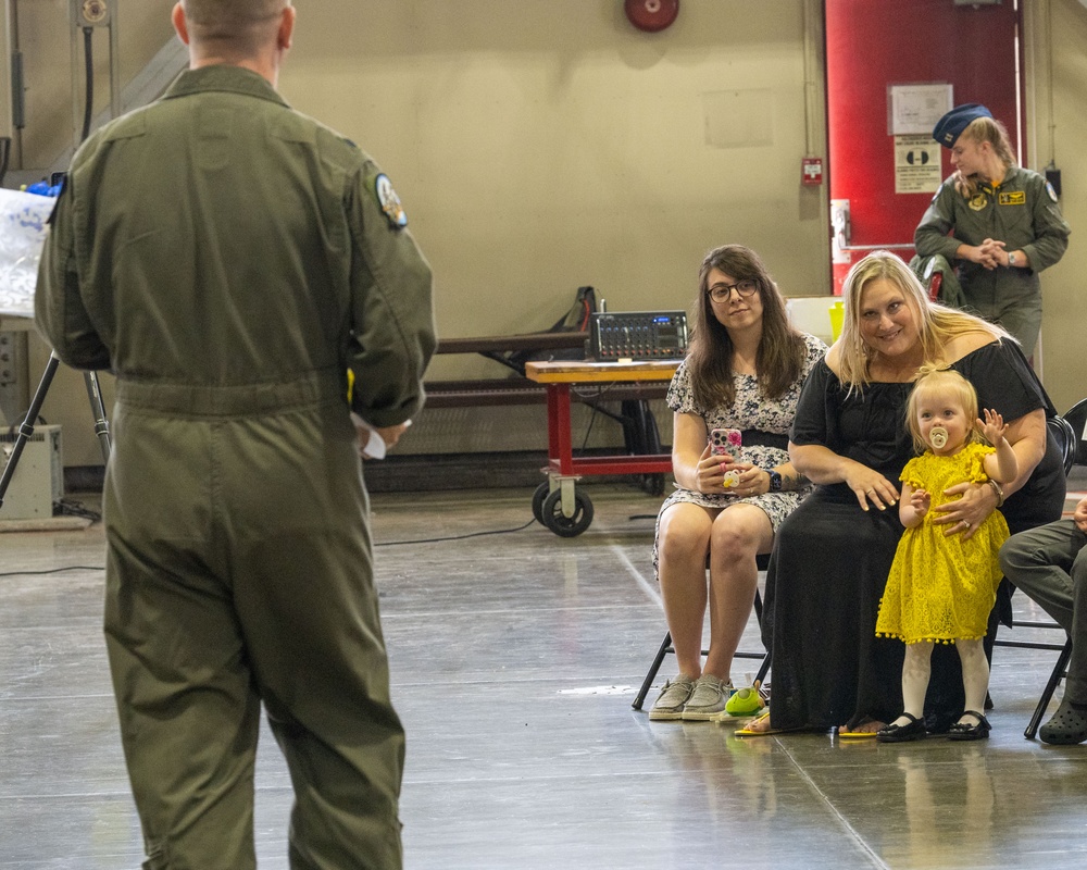 The 14th Fighter Squadron Change of Command Ceremony