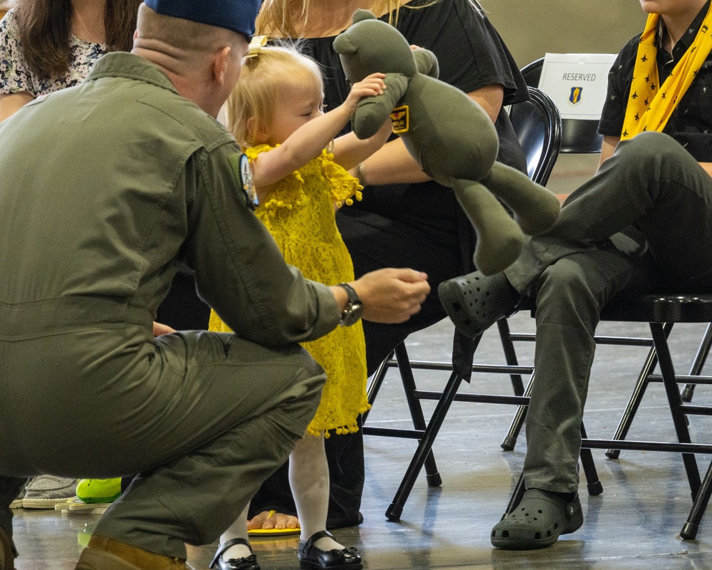 The 14th Fighter Squadron Change of Command Ceremony