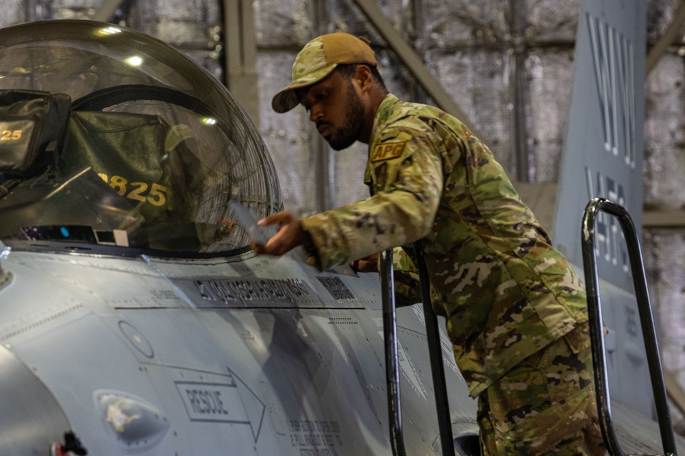 The 14th Fighter Squadron Change of Command Ceremony