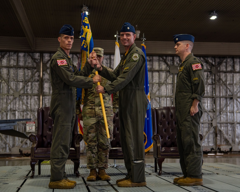 The 14th Fighter Squadron Change of Command Ceremony