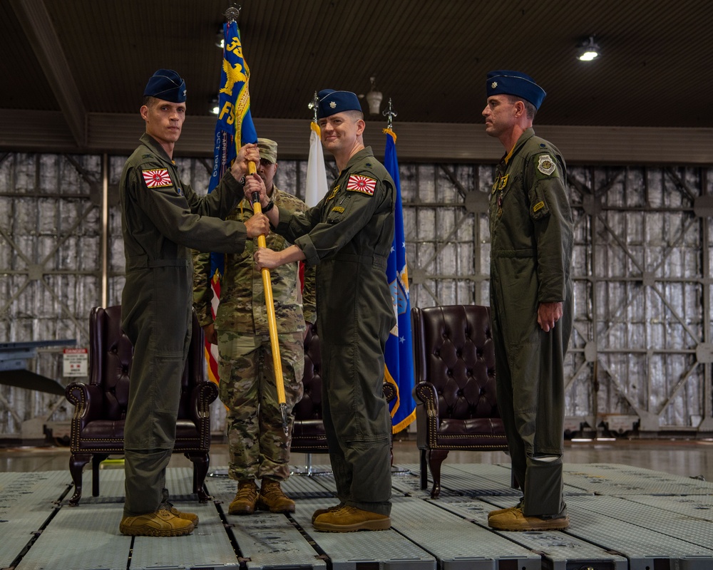 The 14th Fighter Squadron Change of Command Ceremony