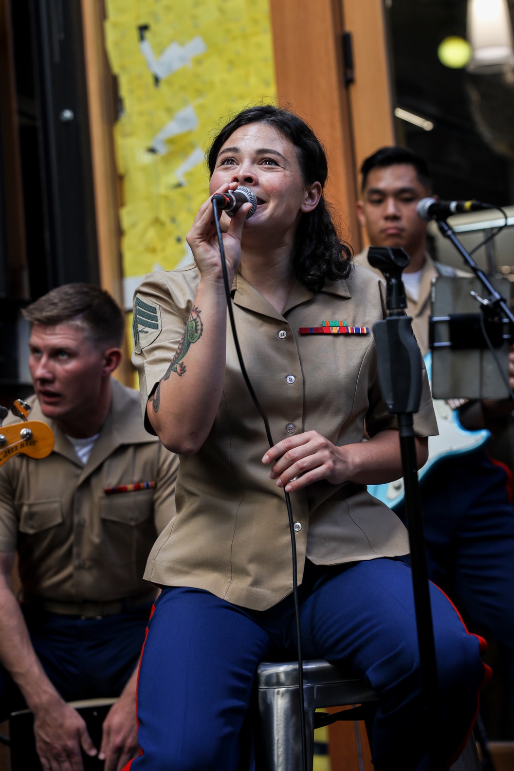 1st MARDIV Band Performs During Seattle Fleet Week