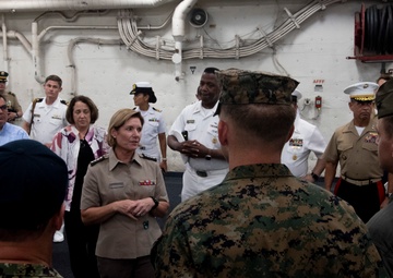 U.S. Southern Command visits USS New York