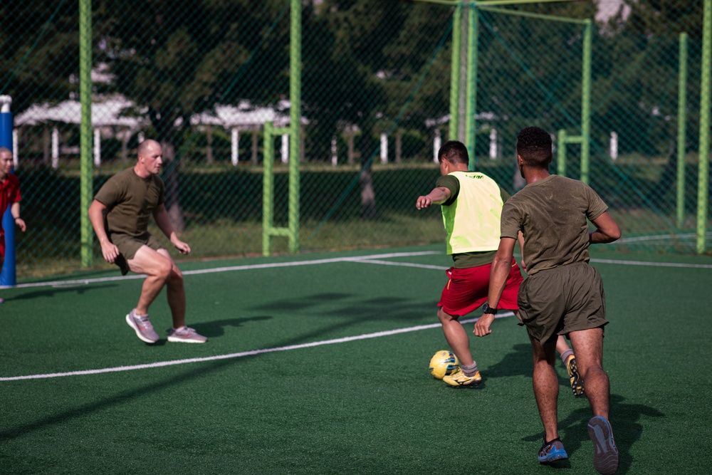 U.S. Marines and ROK Marines participate in KMEP SME Exchange