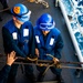 USS Robert Smalls (CG 62) Conducts RAS with USNS Rappahannock (T-AO-204)