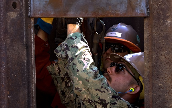 Waterfront Construction Companies CTX Quay Wall Pile Cap Project.