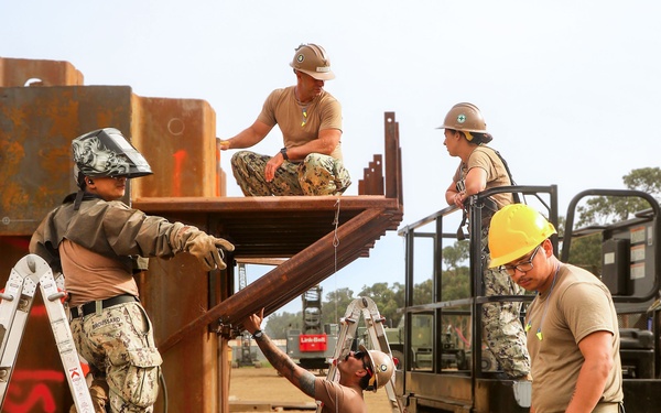 Waterfront Construction Companies CTX Quay Wall Pile Cap Project.