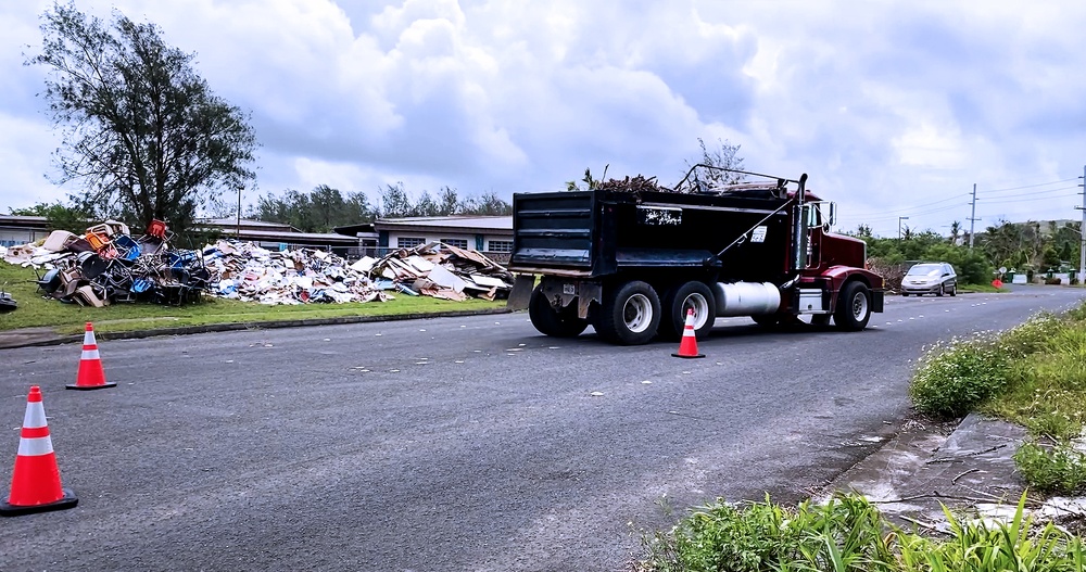 Public school Mawar related debris removal complete on Guam