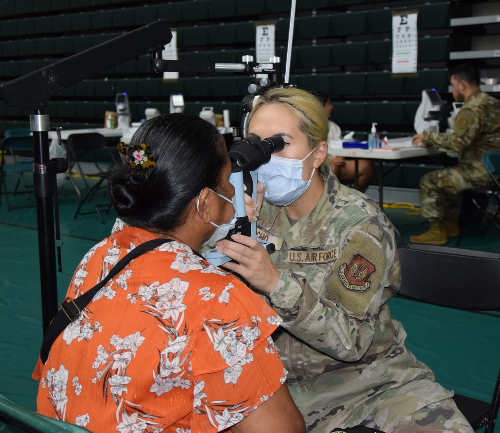 Optometrist serves during Guam Wellness IRT