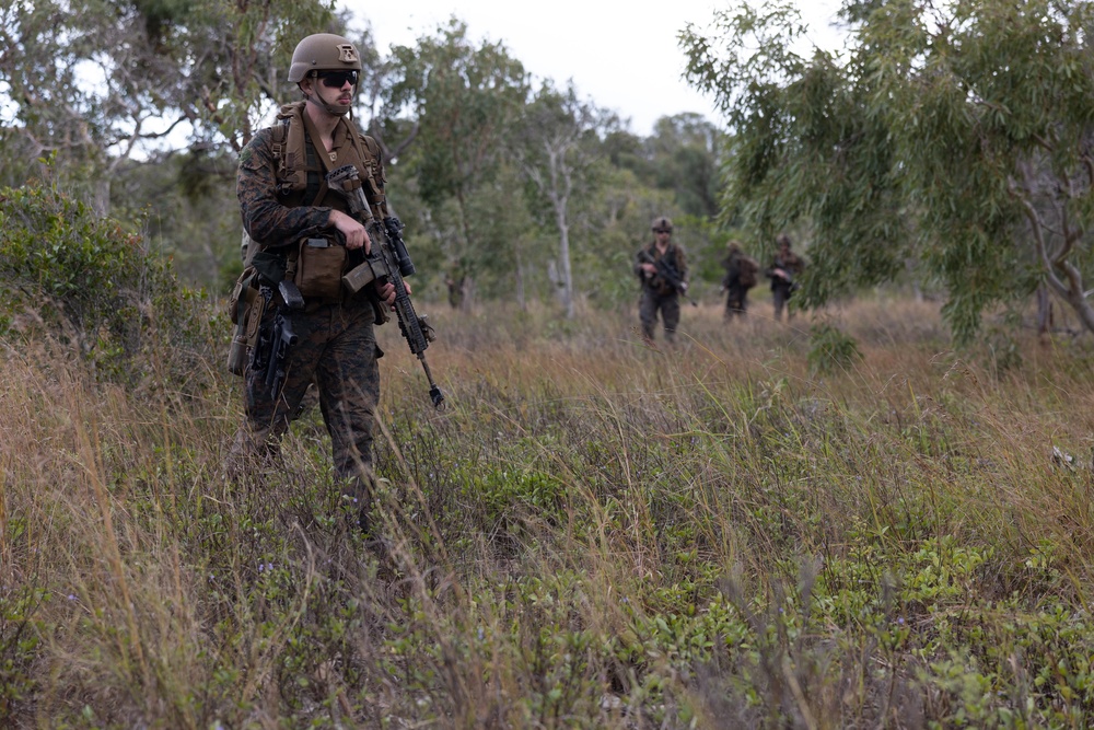 G Co. Conducts Amphibious Assault with the 1st ARDR during Talisman Sabre 23