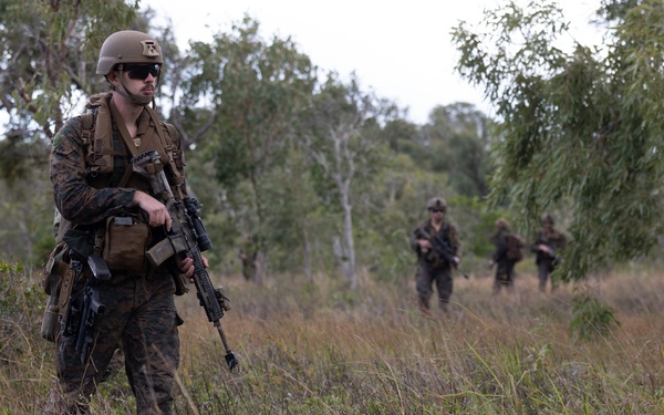G Co. Conducts Amphibious Assault with the 1st ARDR during Talisman Sabre 23