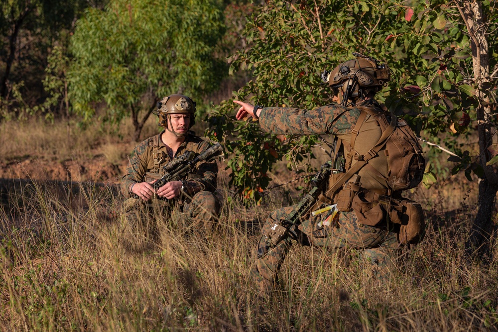 Golf Company Conducts Boat Raid at Stanage Bay during Talisman Sabre 23