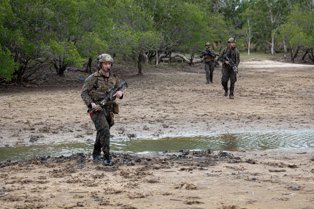 G Co. Conducts Amphibious Assault with the 1st ARDR during Talisman Sabre 23