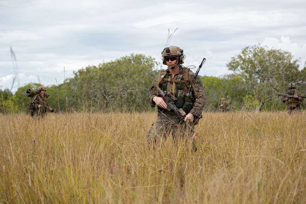 G Co. Conducts Amphibious Assault with the 1st ARDR during Talisman Sabre 23