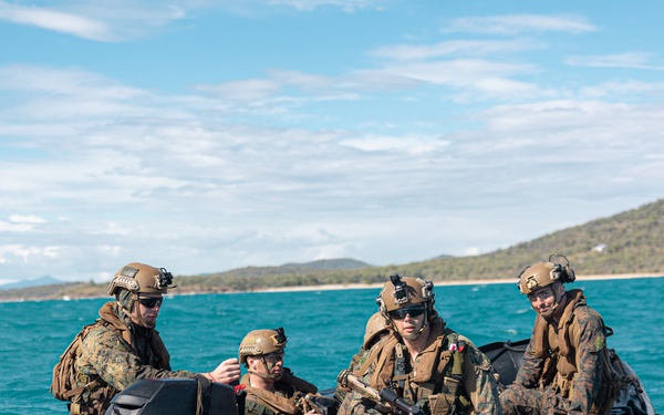 G Co. Conducts Amphibious Assault with the 1st ARDR during Talisman Sabre 23