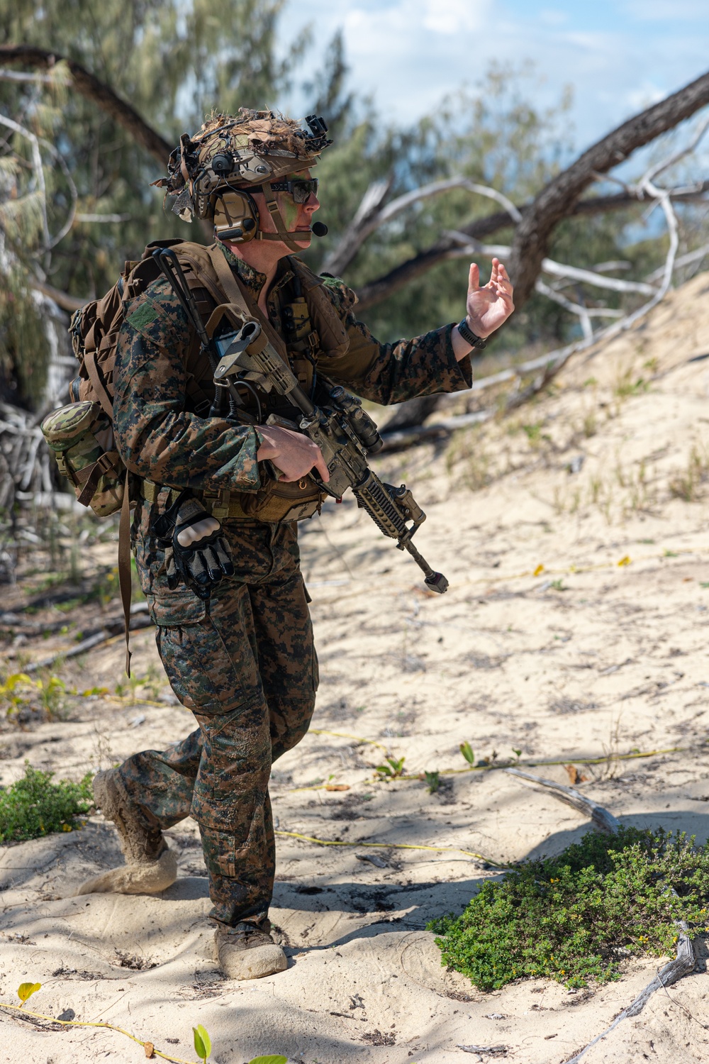 G Co. Conducts Amphibious Assault with the 1st ARDR during Talisman Sabre 23