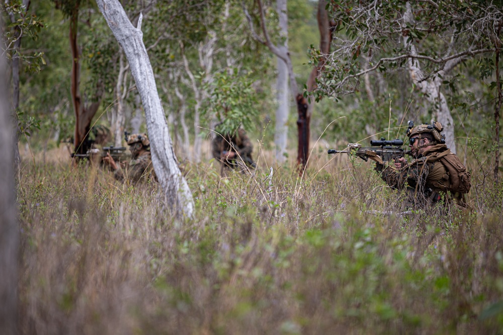 G Co. Conducts Amphibious Assault with the 1st ARDR during Talisman Sabre 23