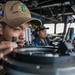 Ralph Johnson Sailors stand watch in the South China Sea.
