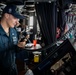 Ralph Johnson Sailors stand watch in the South China Sea.