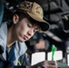 Ralph Johnson Sailors stand watch in the South China Sea.