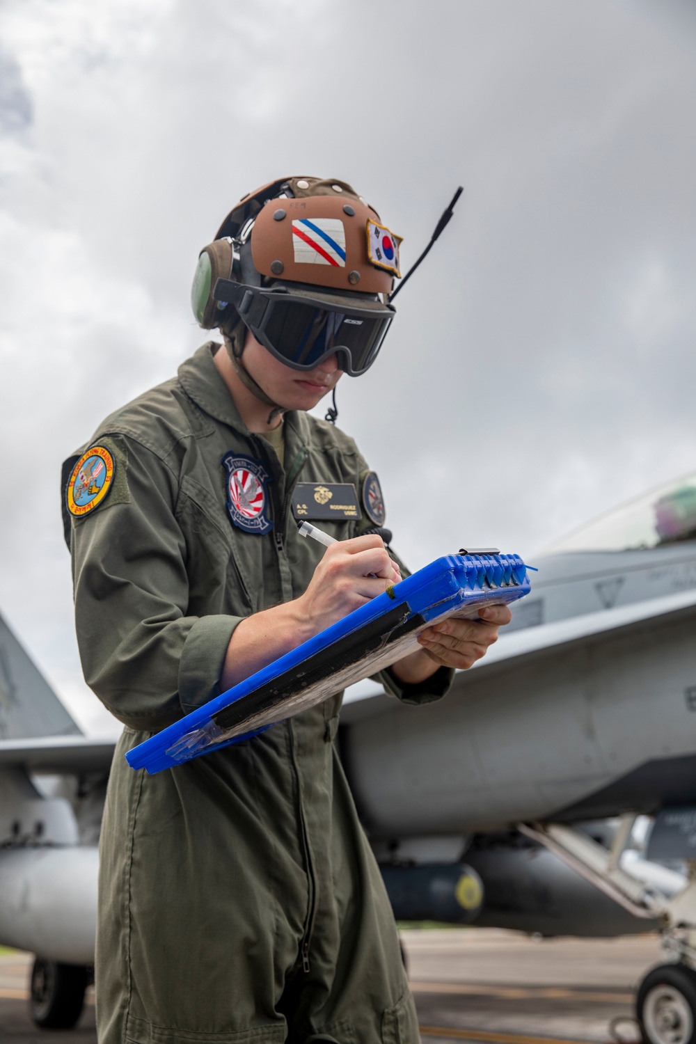 Topping Off; VMFA-115 conducts hot pit refueling at MCAS Futenma