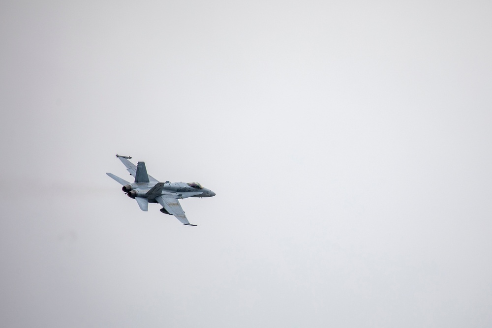 Topping Off; VMFA-115 conducts hot pit refueling at MCAS Futenma