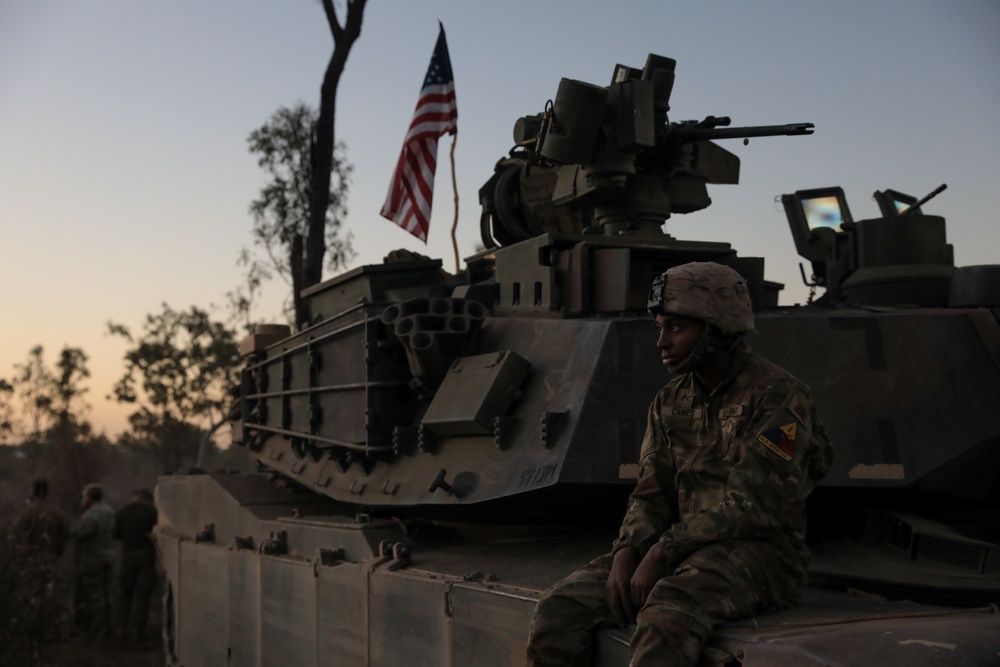 1st Armored Division Prepares for Combined Live Fire Exercise