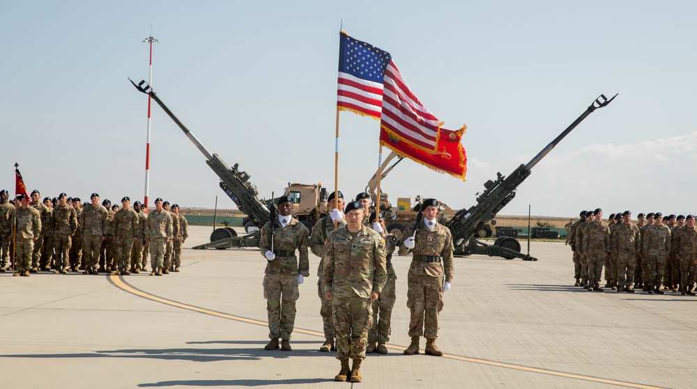 2-32 Field Artillery Regiment, 1 BCT, 101 ABN DIV Change of Command