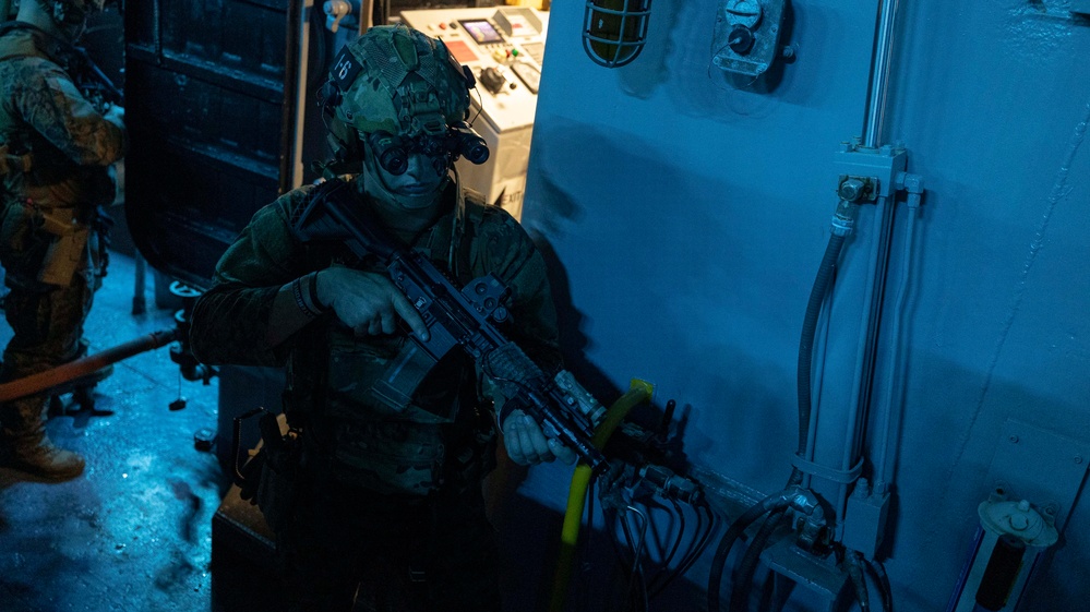 26th MEU(SOC)’s Maritime Special Purpose Force Conducts VBSS Training