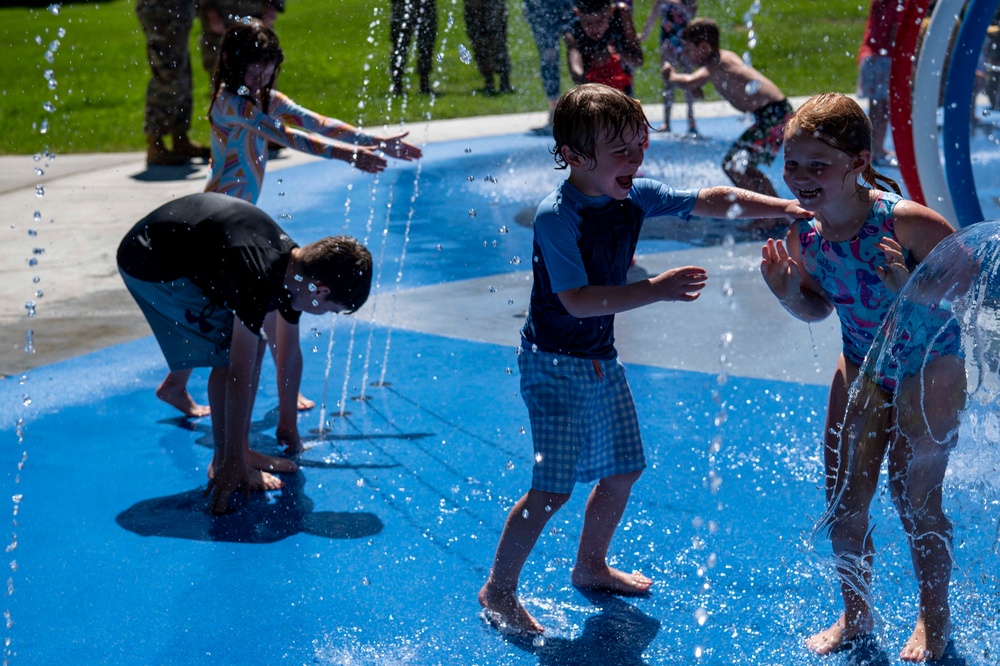 Fairchild Celebrates Splash Pad Grand Opening