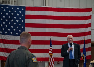 SecAF visits 90 MW Airmen, serves as rodeo Grand Marshal