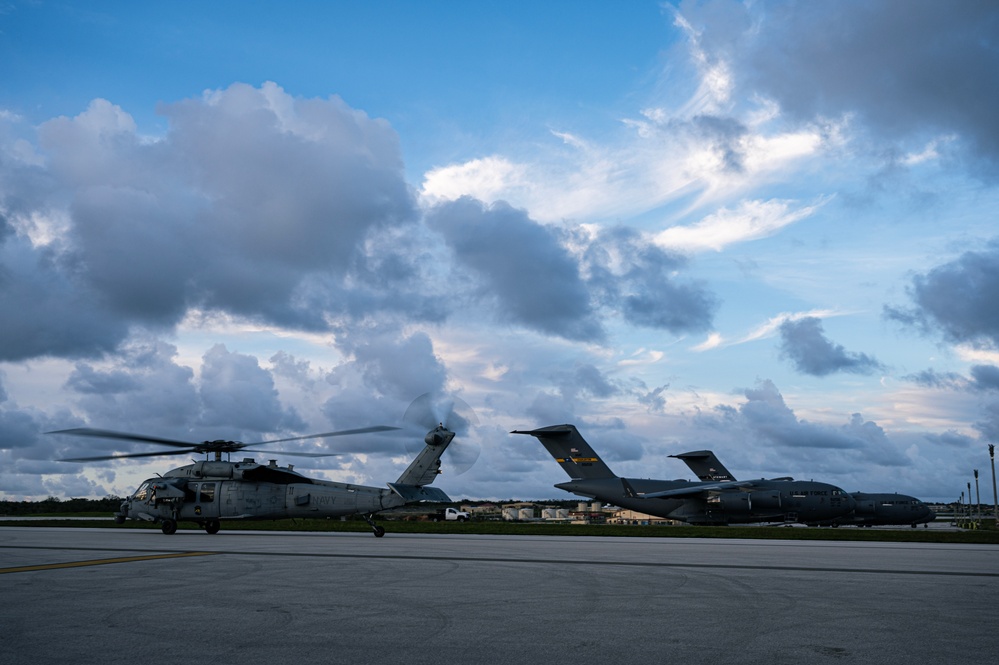 USN, and USAF, Conduct Search and Rescue Training