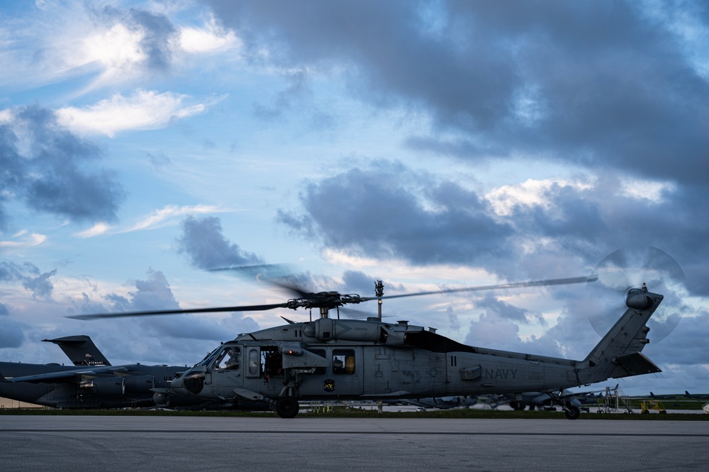 USN, and USAF, Conduct Search and Rescue Training