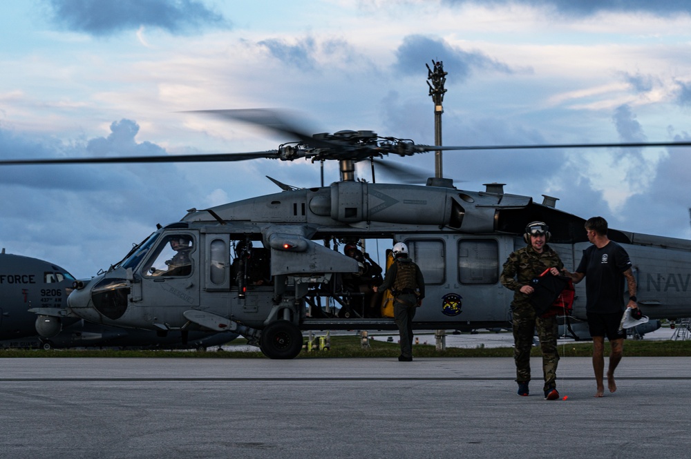 USN, and USAF, Conduct Search and Rescue Training