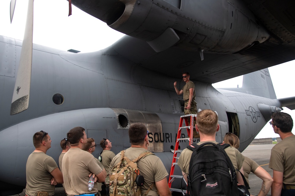 C-130 Hercules arrive to Yokota AB for Mobility Guradian 2023