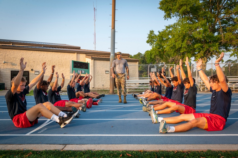 Investing In Our Next Generation: Air Commandos partner with FWBHS football program to build expert teams