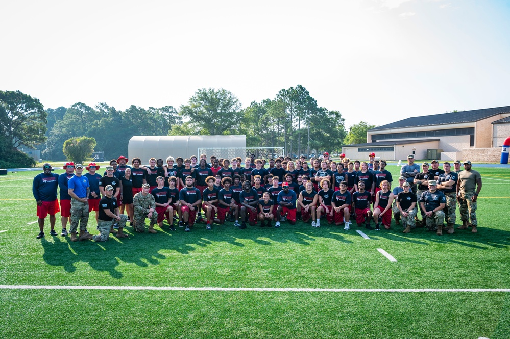 Investing In Our Next Generation: Air Commandos partner with FWBHS football program to build expert teams
