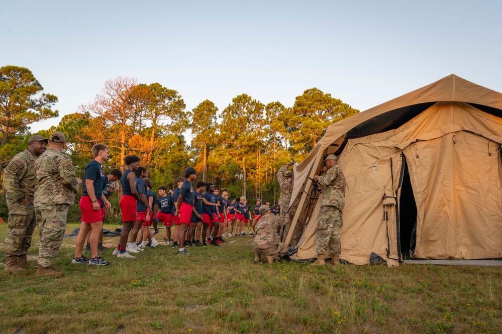 Investing In Our Next Generation: Air Commandos partner with FWBHS football program to build expert teams