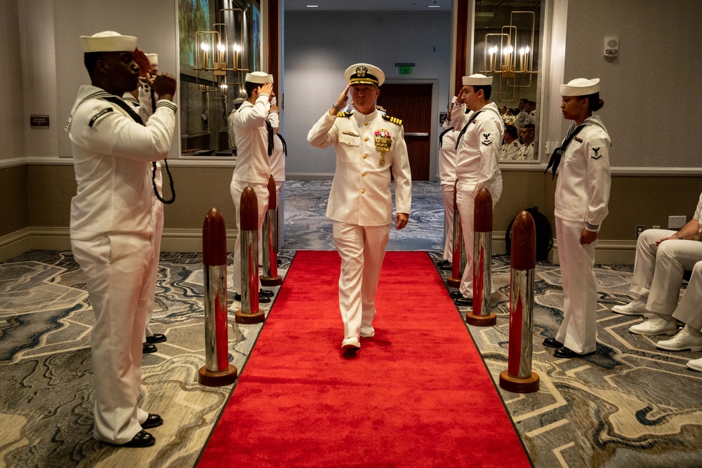 USS Arlington change of command