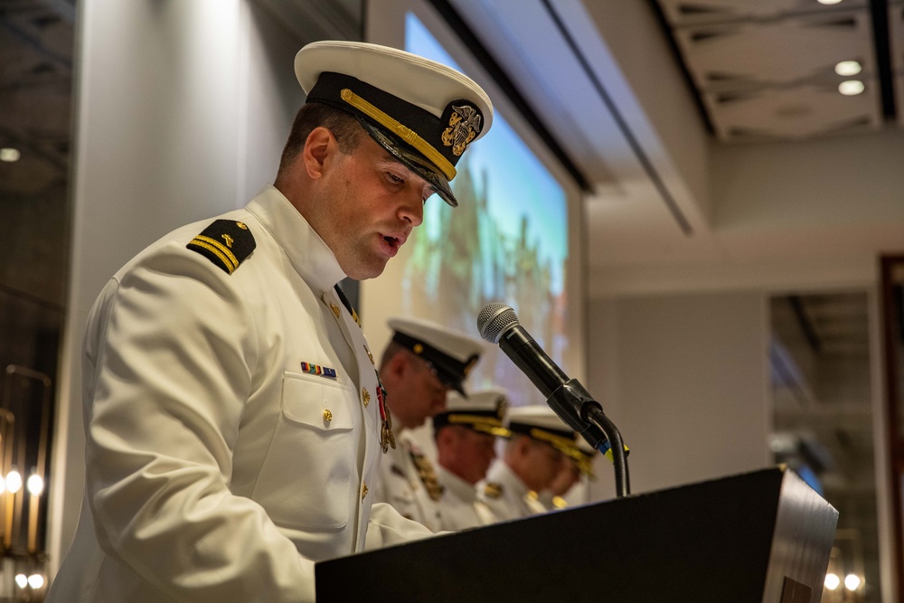 USS Arlington change of command