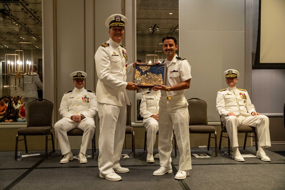 USS Arlington change of command