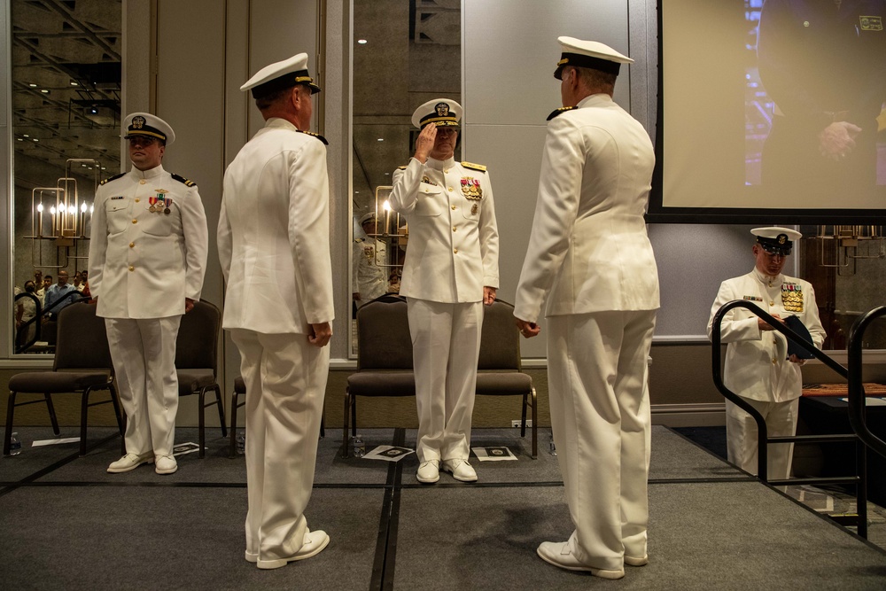 USS Arlington change of command